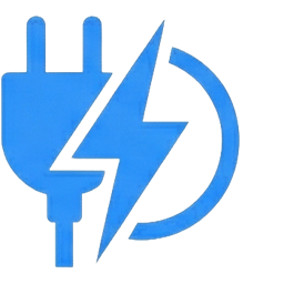 An electrical plug and lightning bolt icon representing the compact design and high anion output of the smoggo novus car air ionizer