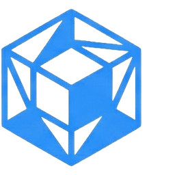 A geometric hexagonal wireframe icon representing the high-quality aluminium alloy construction of the device